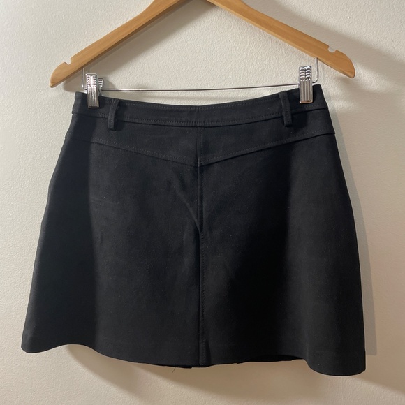 Black suede mini skirt - Picture 3 of 3